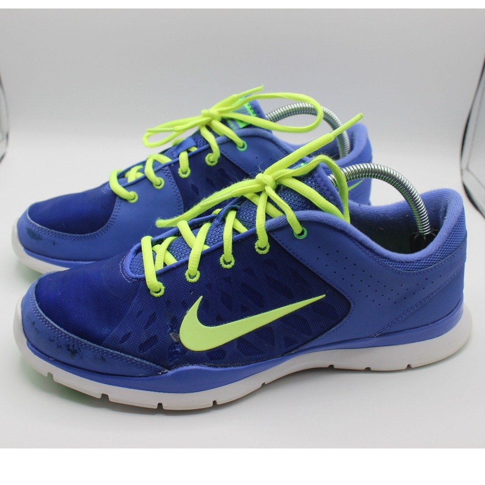 Nike In-Season TR 2 Blue Electric Lime Training Shoes 580374-500 Mens 11